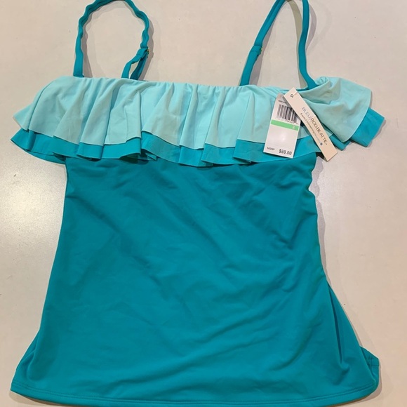 NWT $89 Bleu Rod Beatties Ruffled & Ready Tankini - Picture 7 of 9